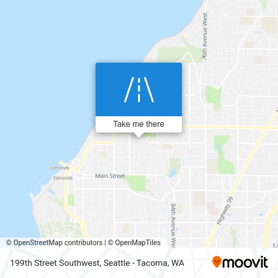 Mapa de 199th Street Southwest