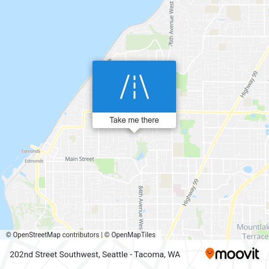 202nd Street Southwest map