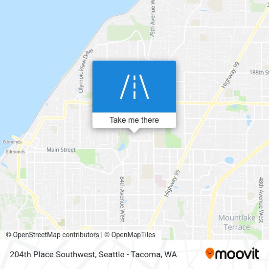 Mapa de 204th Place Southwest