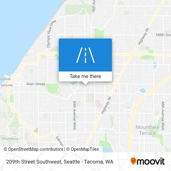 209th Street Southwest map