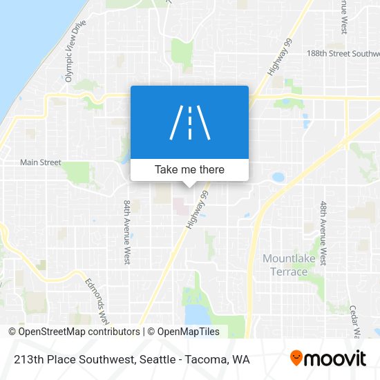 Mapa de 213th Place Southwest