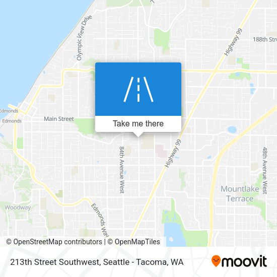 213th Street Southwest map
