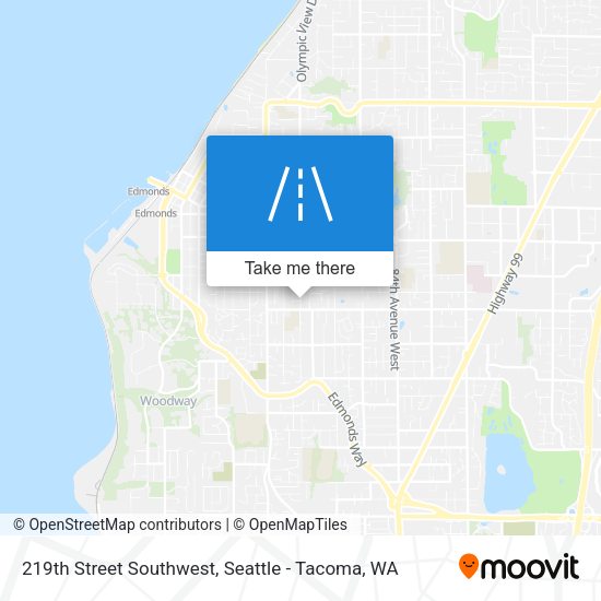 219th Street Southwest map
