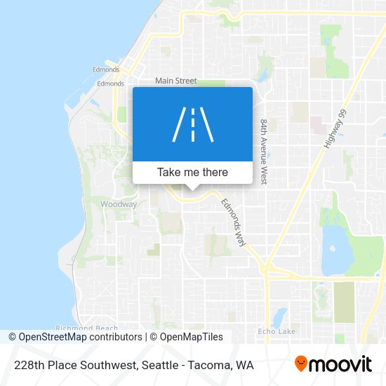 Mapa de 228th Place Southwest