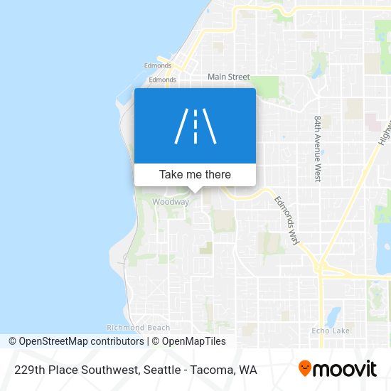 229th Place Southwest map