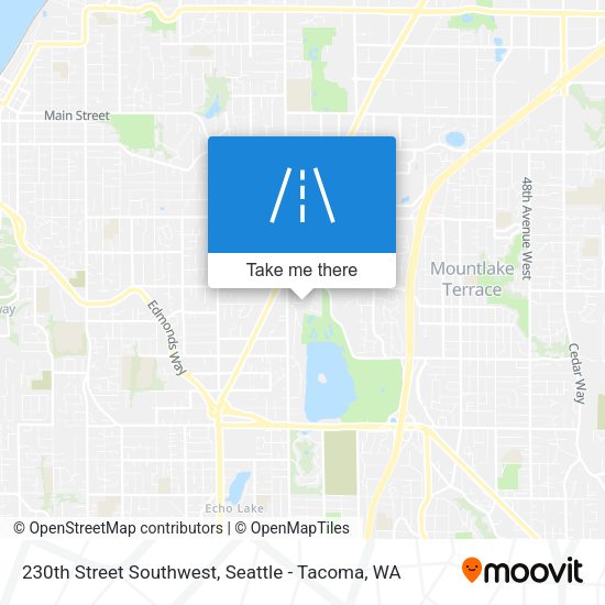 230th Street Southwest map
