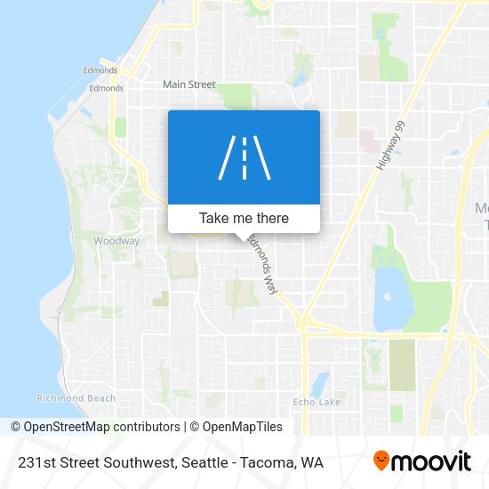 231st Street Southwest map