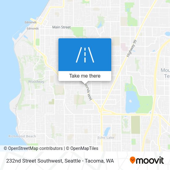 232nd Street Southwest map