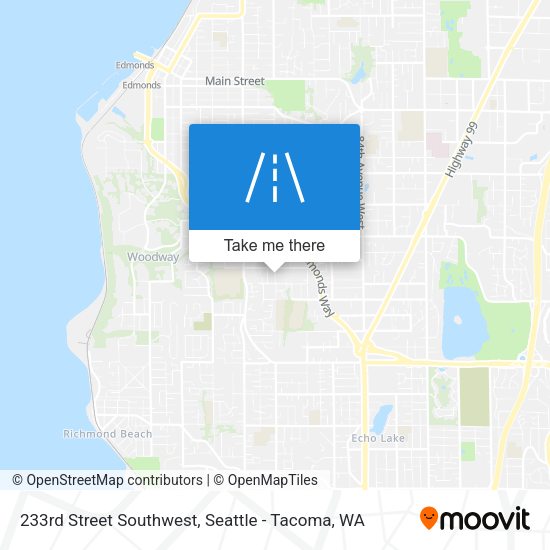 Mapa de 233rd Street Southwest