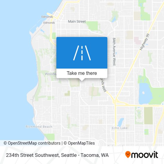234th Street Southwest map