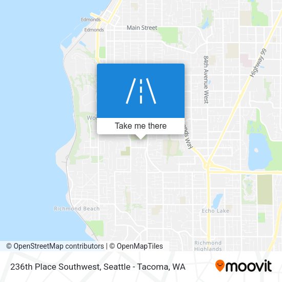 236th Place Southwest map