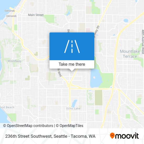 236th Street Southwest map