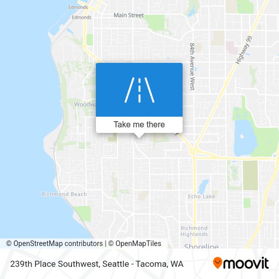 Mapa de 239th Place Southwest