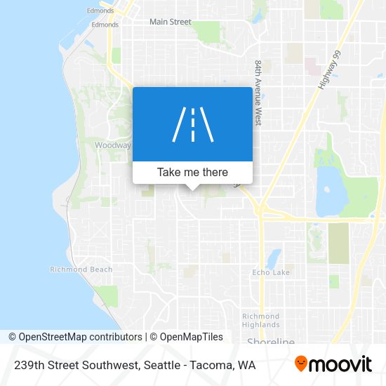 239th Street Southwest map