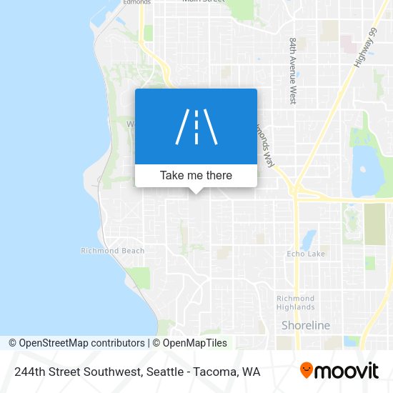Mapa de 244th Street Southwest