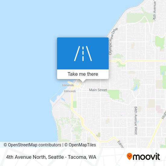 4th Avenue North map