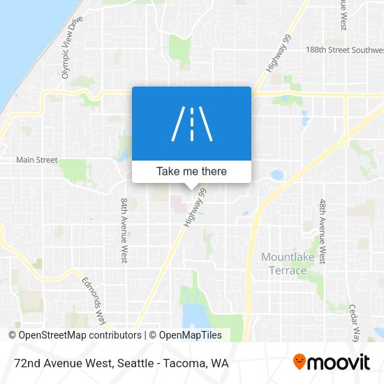 72nd Avenue West map