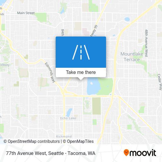 Mapa de 77th Avenue West