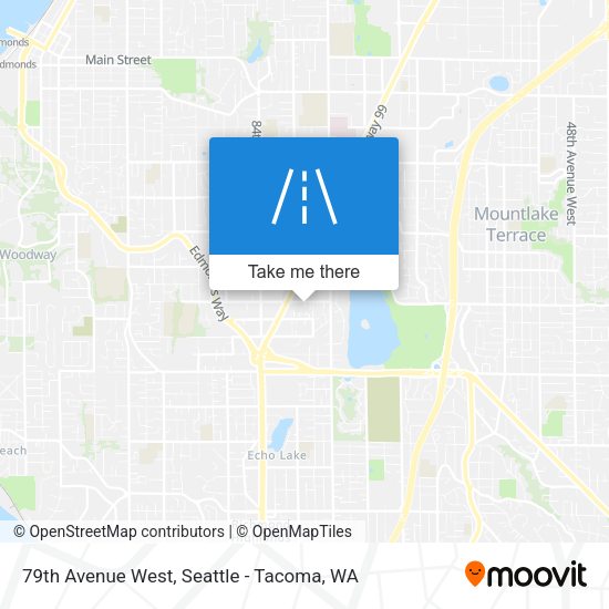 79th Avenue West map