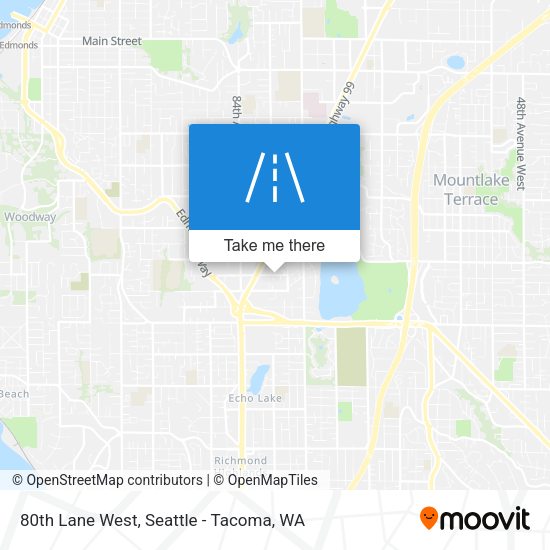 Mapa de 80th Lane West
