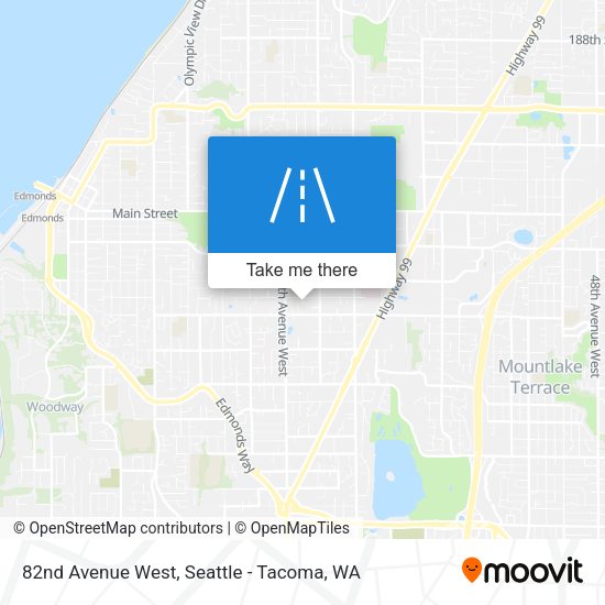 82nd Avenue West map