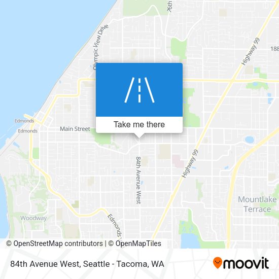 Mapa de 84th Avenue West