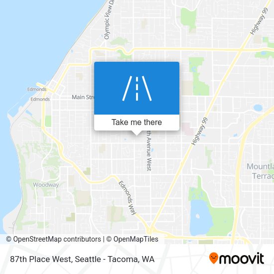 Mapa de 87th Place West