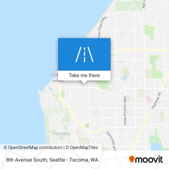 8th Avenue South map