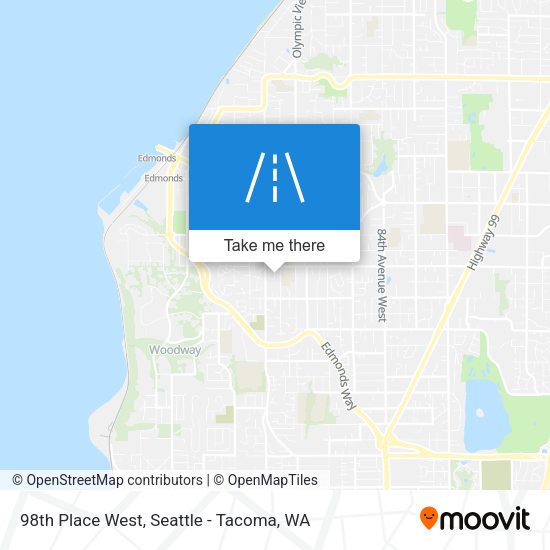 Mapa de 98th Place West