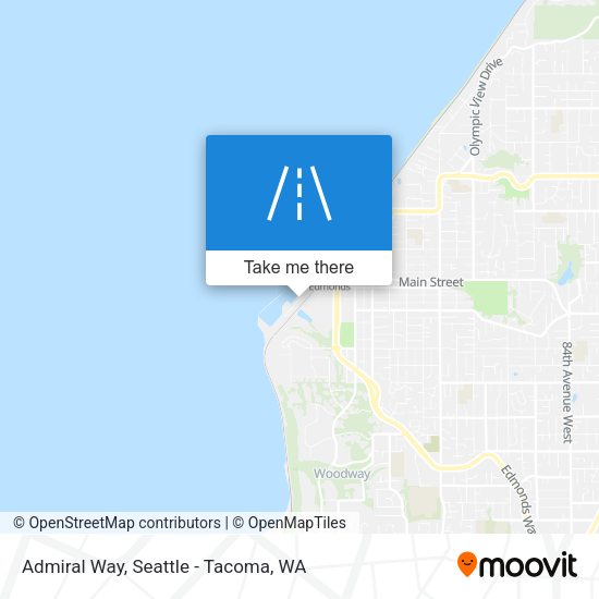 Admiral Way map