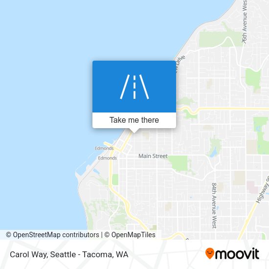 Carol Way map