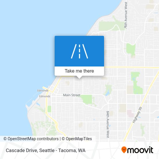 Cascade Drive map