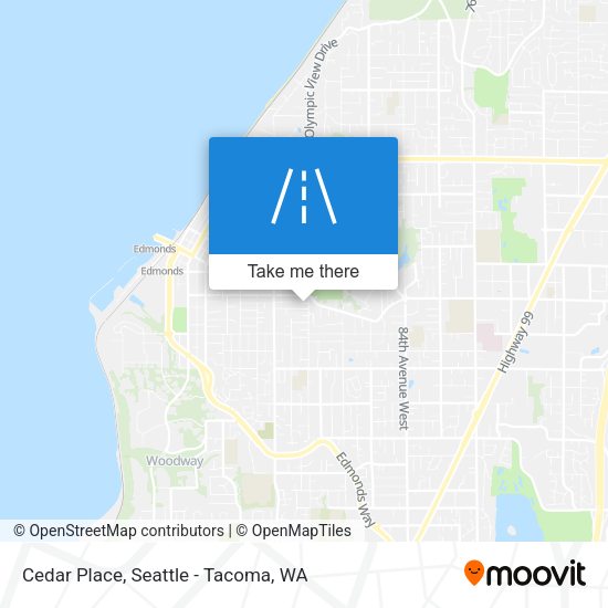 Mapa de Cedar Place