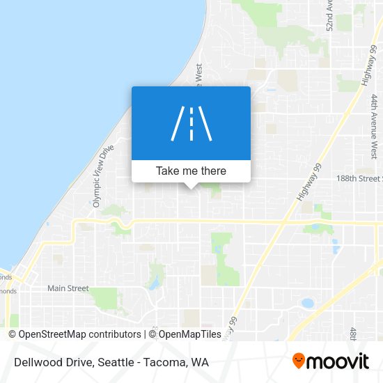 Dellwood Drive map