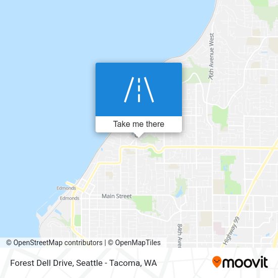 Forest Dell Drive map