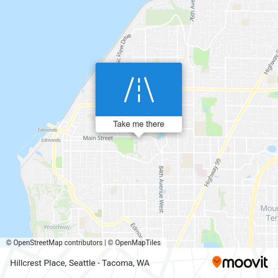 Hillcrest Place map