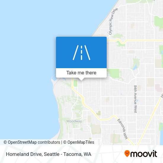 Homeland Drive map