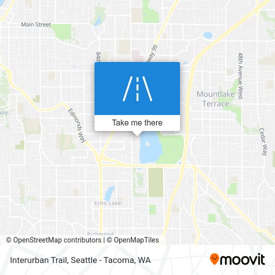 Interurban Trail map