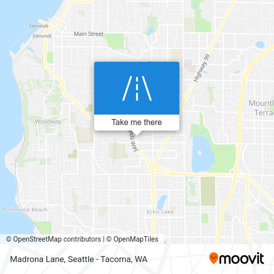 Madrona Lane map