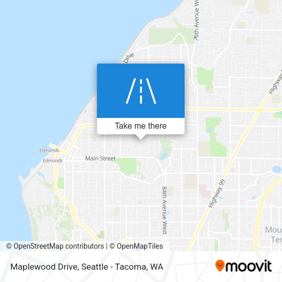 Maplewood Drive map