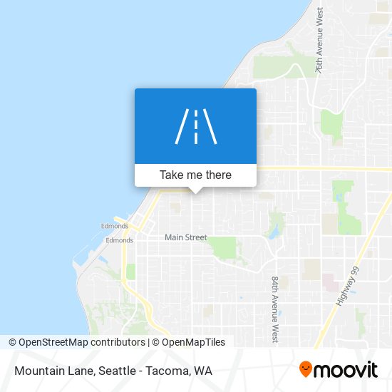 Mountain Lane map