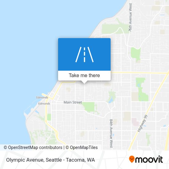 Olympic Avenue map