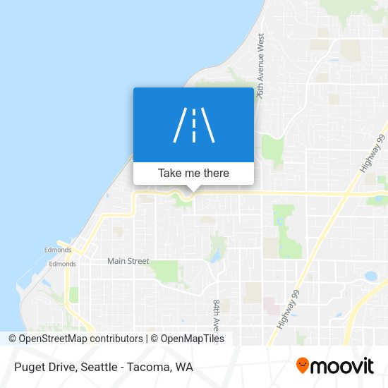 Puget Drive map