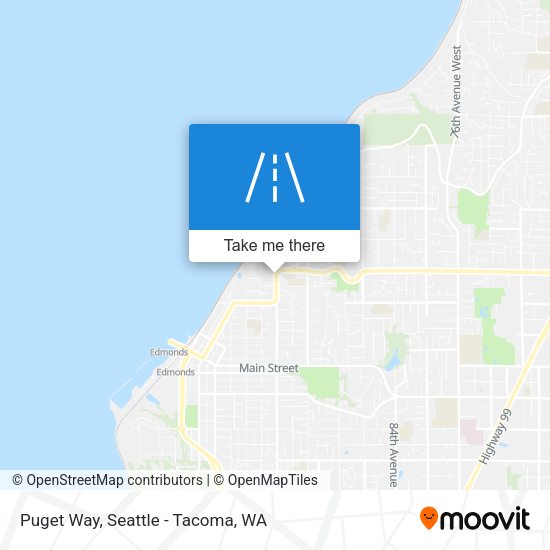 Puget Way map