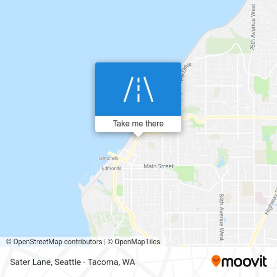 Sater Lane map