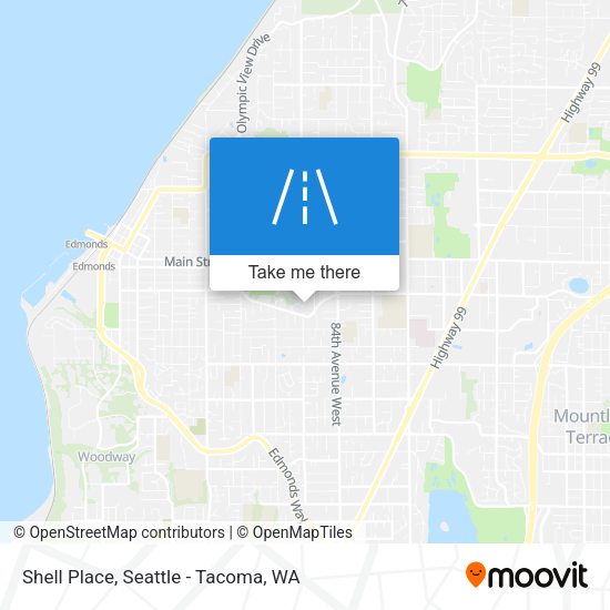 Shell Place map