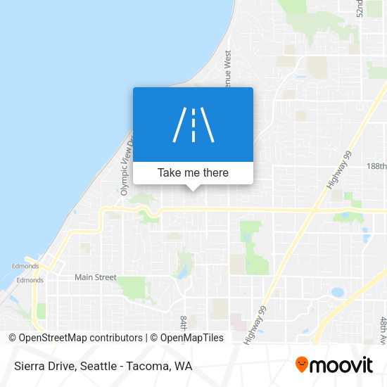 Sierra Drive map