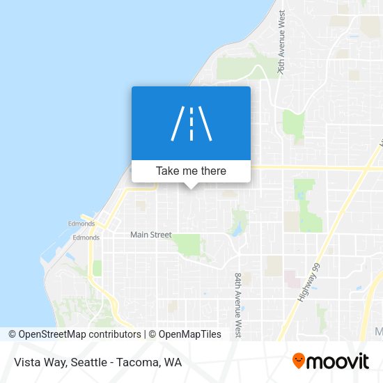 Vista Way map
