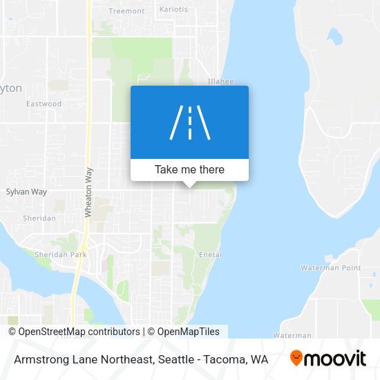 Mapa de Armstrong Lane Northeast