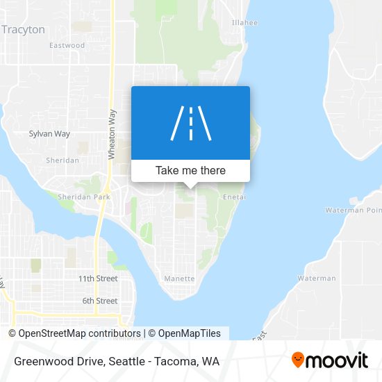 Greenwood Drive map